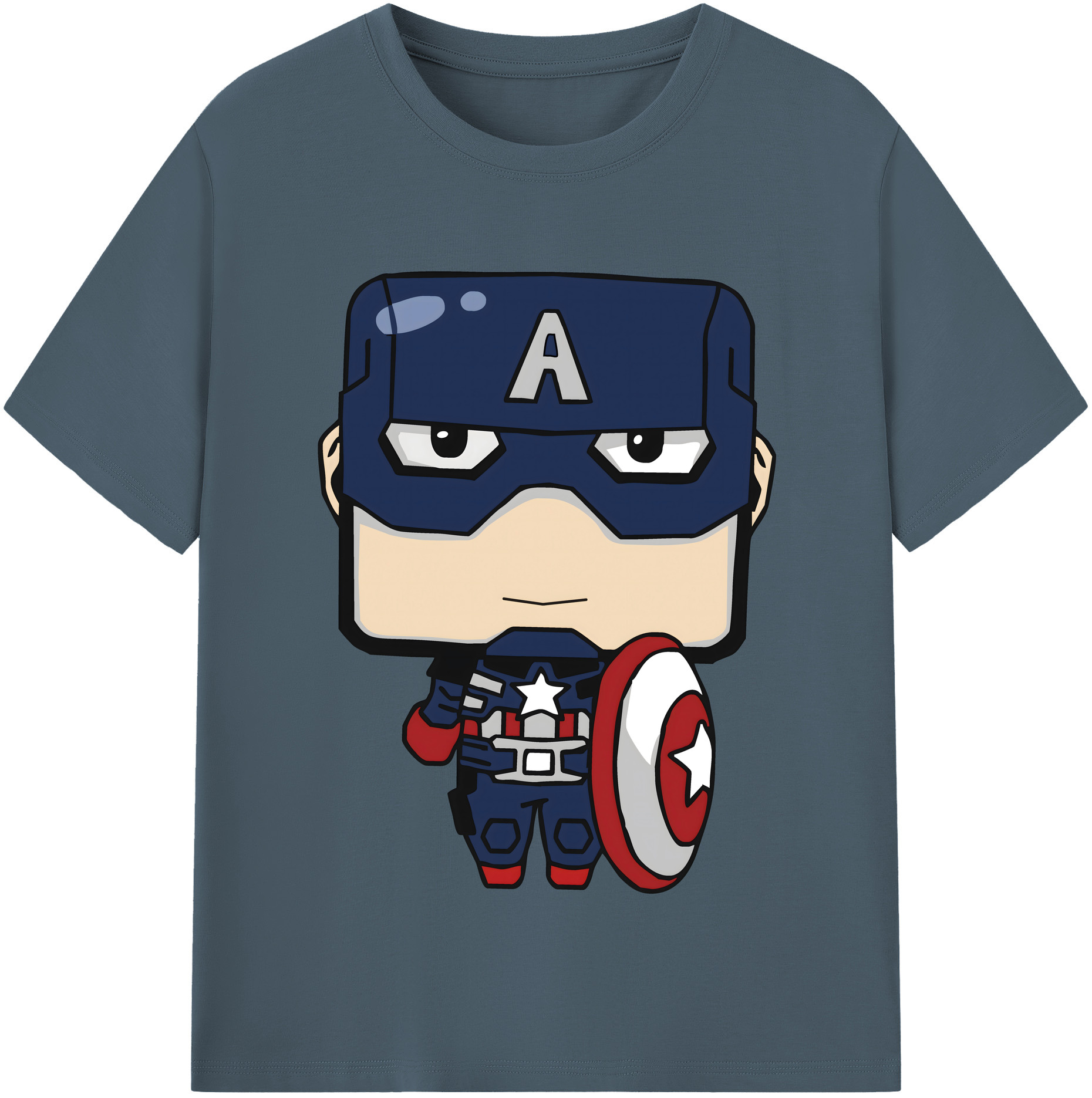 （画像用） アベンジャーズ The Avengers 綿100％半袖Tシャツ（フロントプリント）